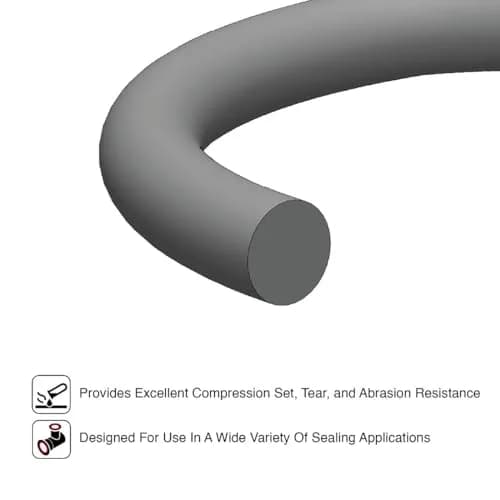 Mr O-Ring Buna-N O-Ring 160mm ID | 70A Durometer, Round, Black (70-120 chars) thumbnail 4