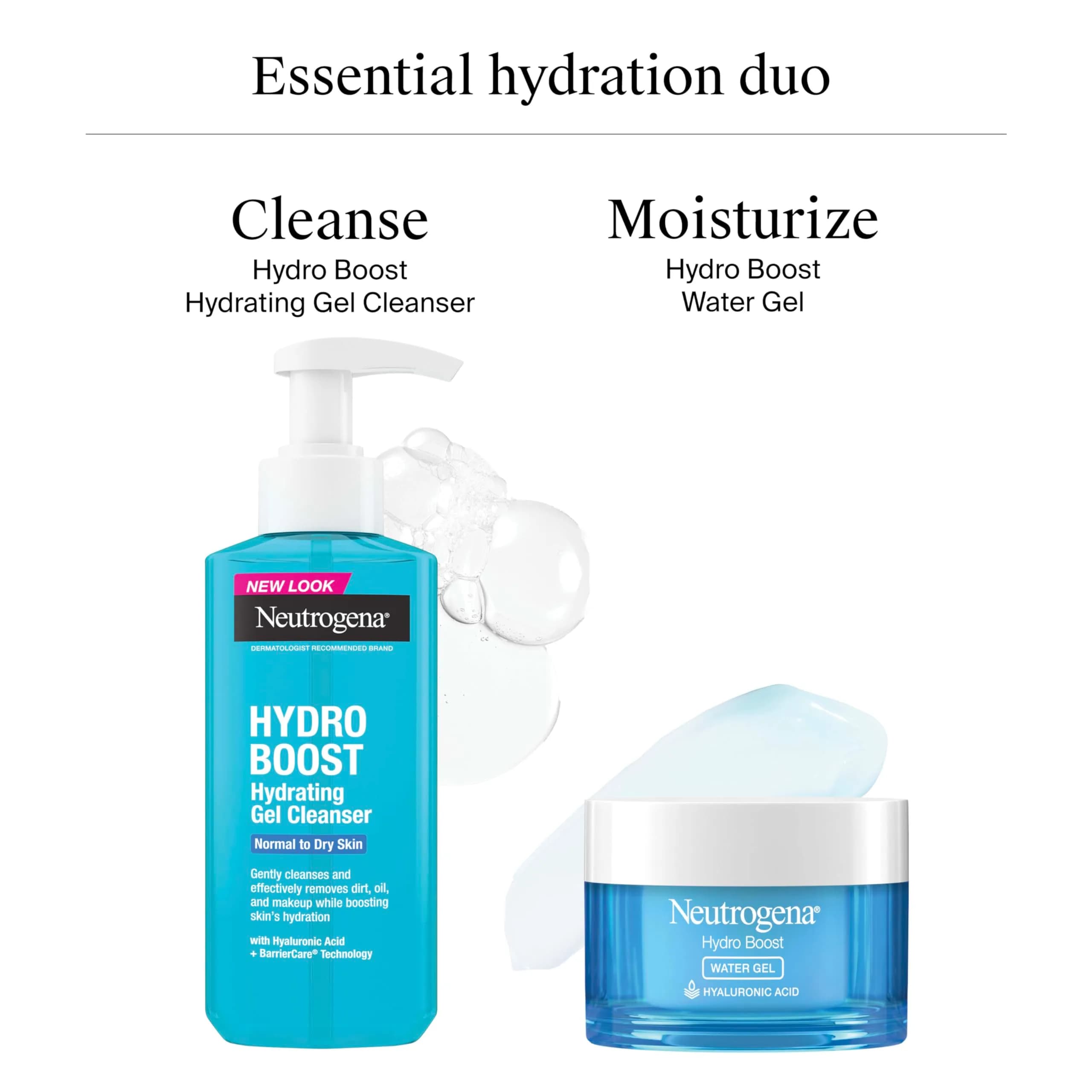 Neutrogena Hydro Boost Water Gel Face Moisturizer 50ml (1.7 fl oz) | Hyaluronic Acid Hydration - view 6