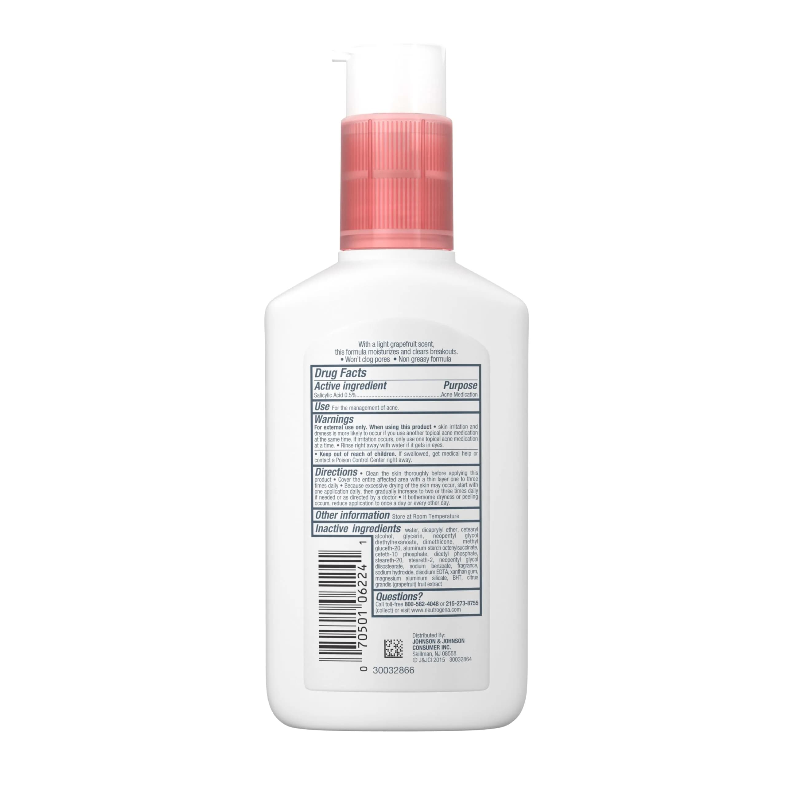 Neutrogena Oil-Free Acne Moisturizer with Salicylic Acid | 118ml (4 fl. oz) - view 8