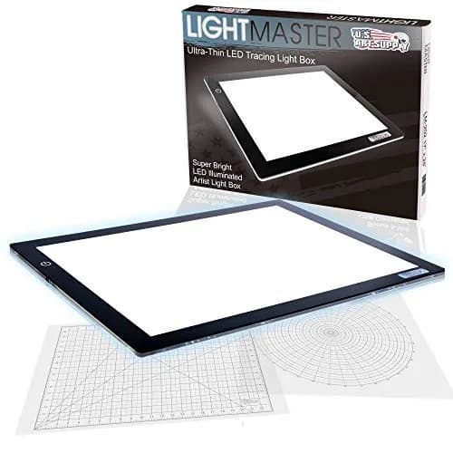 U.S. Art Supply Lightmaster 17"x24" LED Lightbox Board | Ultra-Thin, Dimmable, 50,000 Hour LEDs for Artists & Professionals thumbnail 1