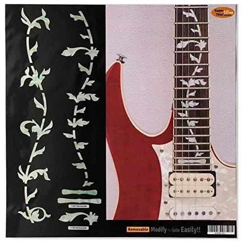 Inlaystickers Tree Of Life Fret Markers White Pearl | Guitar Fretboard Inlay Stickers thumbnail 1