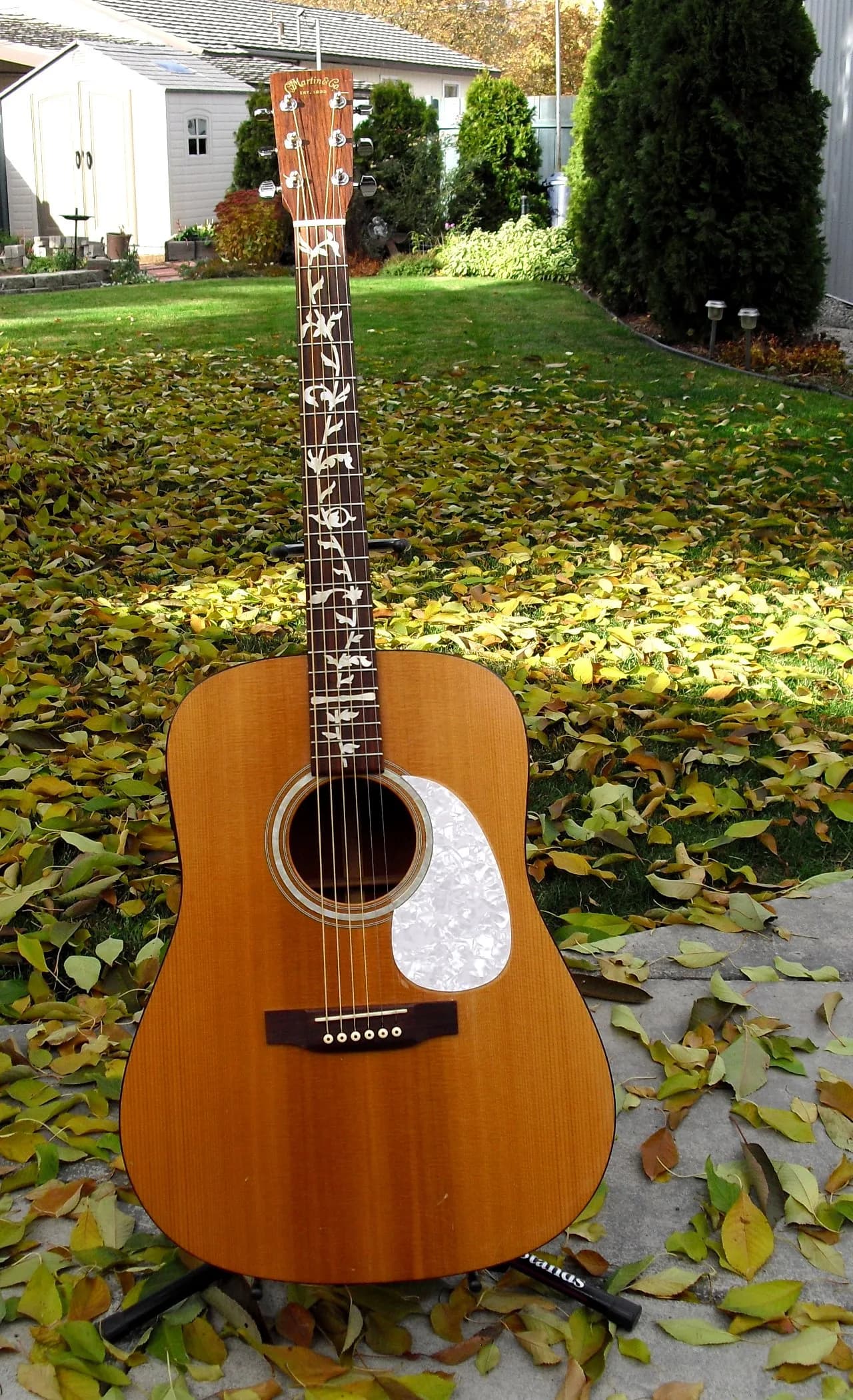 Inlaystickers Tree Of Life Fret Markers White Pearl | Guitar Fretboard Inlay Stickers - view 2