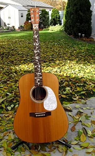 Inlaystickers Tree Of Life Fret Markers White Pearl | Guitar Fretboard Inlay Stickers thumbnail 2