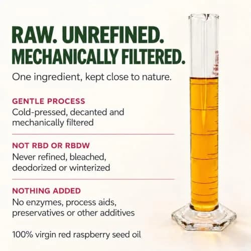 Berry Beautiful Red Raspberry Seed Oil, Cold Pressed, Unrefined, 2 fl oz | Nourishing Face & Body Oil for Sensitive Skin thumbnail 5