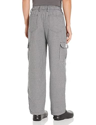 Mercer Culinary Genesis Men's Chef Cargo Pant in Hounds Tooth 3X-Large | Durable, Wrinkle-Resistant Chef Pants for Men thumbnail 2