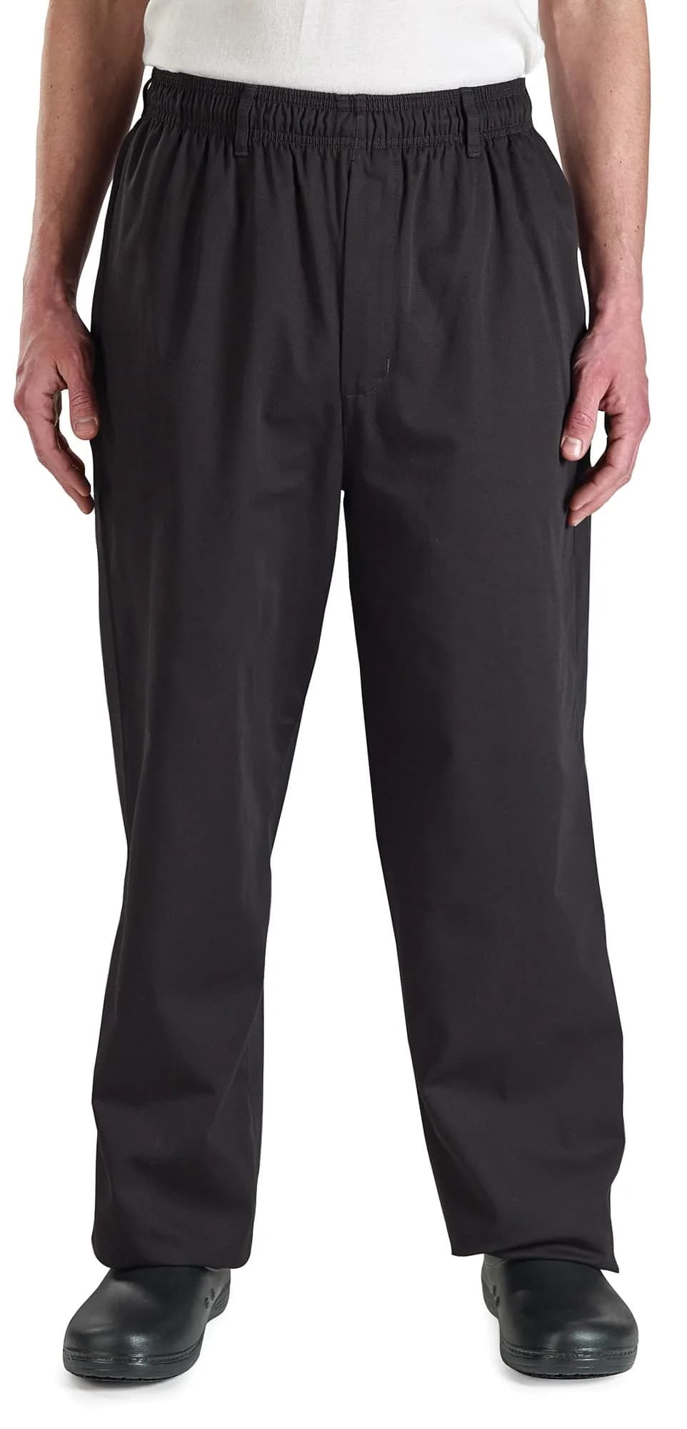 Mercer Culinary Millennia Men's Cook Pants 5X-Large Black | Durable, Comfortable Chef Workwear - main product image