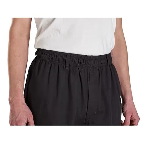 Mercer Culinary Millennia Men's Cook Pants 5X-Large Black | Durable, Comfortable Chef Workwear thumbnail 4