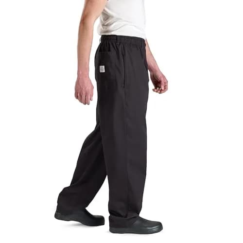 Mercer Culinary Millennia Men's Cook Pants 5X-Large Black | Durable, Comfortable Chef Workwear thumbnail 3