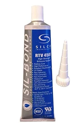 Silco Incorporated Food Contact Safe RTV Silicone Sealant Clear 80ml (2.8 Fl Oz) | NSF/ANSI Standard 51 Approved thumbnail 2
