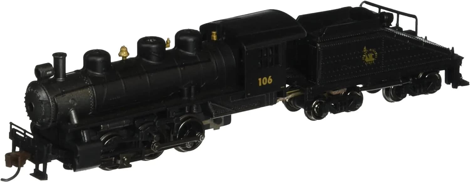 Bachmann Trains USRA 0-6-0 Locomotive & Tender Central New Jersey N Scale 1:160 | Detailed Model Train Engine - main product image