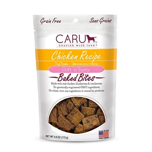 Caru Soft 'n Tasty Baked Bites - Chicken Dog Treats 4 oz | Wholesome Training Snacks thumbnail 1