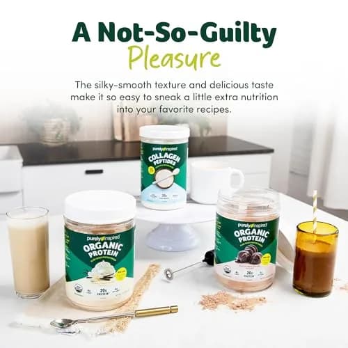Purely Inspired Plant-Based Protein Powder, Rich Decadent Chocolate | 20g Vegan Protein, Gluten-Free, Non-GMO, USDA Organic, 16 Servings thumbnail 3
