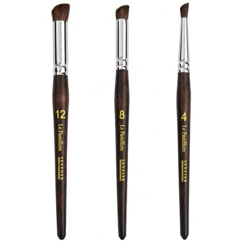 Sennelier Le Pastelliste Pastel Brush Set 3Pc | Professional Artist Brushes for Soft Pastel & Charcoal thumbnail 1