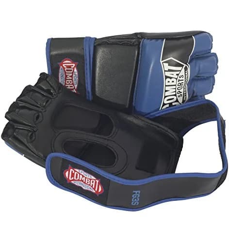 Combat Sports Pro Style Grappling MMA Gloves (Blue, Youth Medium) | 5oz Competition Gloves for MMA & Martial Arts thumbnail 6