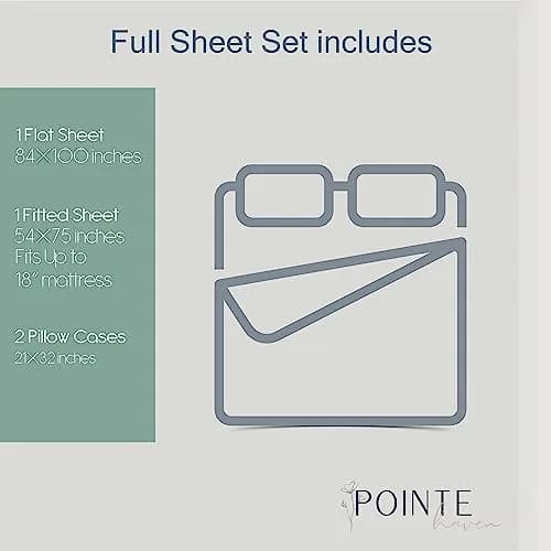 Pointehaven Full Flannel Sheet Set 200 GSM | Soft Cotton, Oversized Fit, Made in Green thumbnail 8