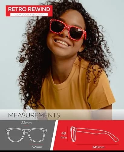 Retro Rewind Trendy Polka Dot Sunglasses for Women UV400 Protection | Vintage Style with Gradient Smoke Lenses thumbnail 6