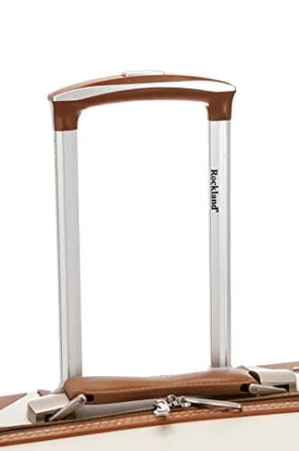 Rockland Stage Coach 20" Carry-on White | Vintage Style with Spinner Wheels thumbnail 2