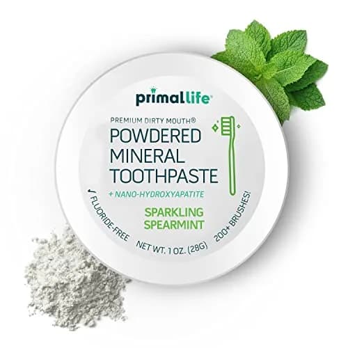 Primal Life Organics - Dirty Mouth Toothpowder Spearmint 1 oz | Organic, Vegan, Paleo Oral Care thumbnail 2
