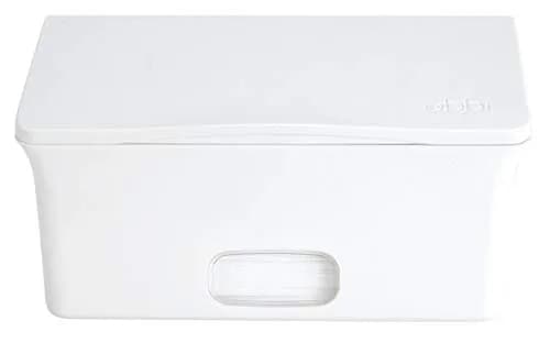 Ubbi White Baby Wipes Dispenser with Weighted Plate, 1 Count (Pack of 1) | Keeps Wipes Fresh & Moist thumbnail 2