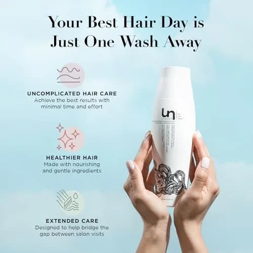 unwash Bio-Cleansing Conditioner 13.5 fl oz | Gentle, Hydrating Co-Wash for Curly & Dry Hair thumbnail 8