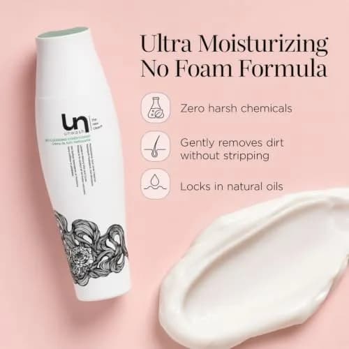 unwash Bio-Cleansing Conditioner 13.5 fl oz | Gentle, Hydrating Co-Wash for Curly & Dry Hair thumbnail 3