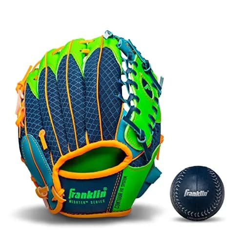 Franklin Sports Teeball Recreational Series Fielding Glove 9.5" | Lightweight, Ready to Play, Kids-Friendly thumbnail 1