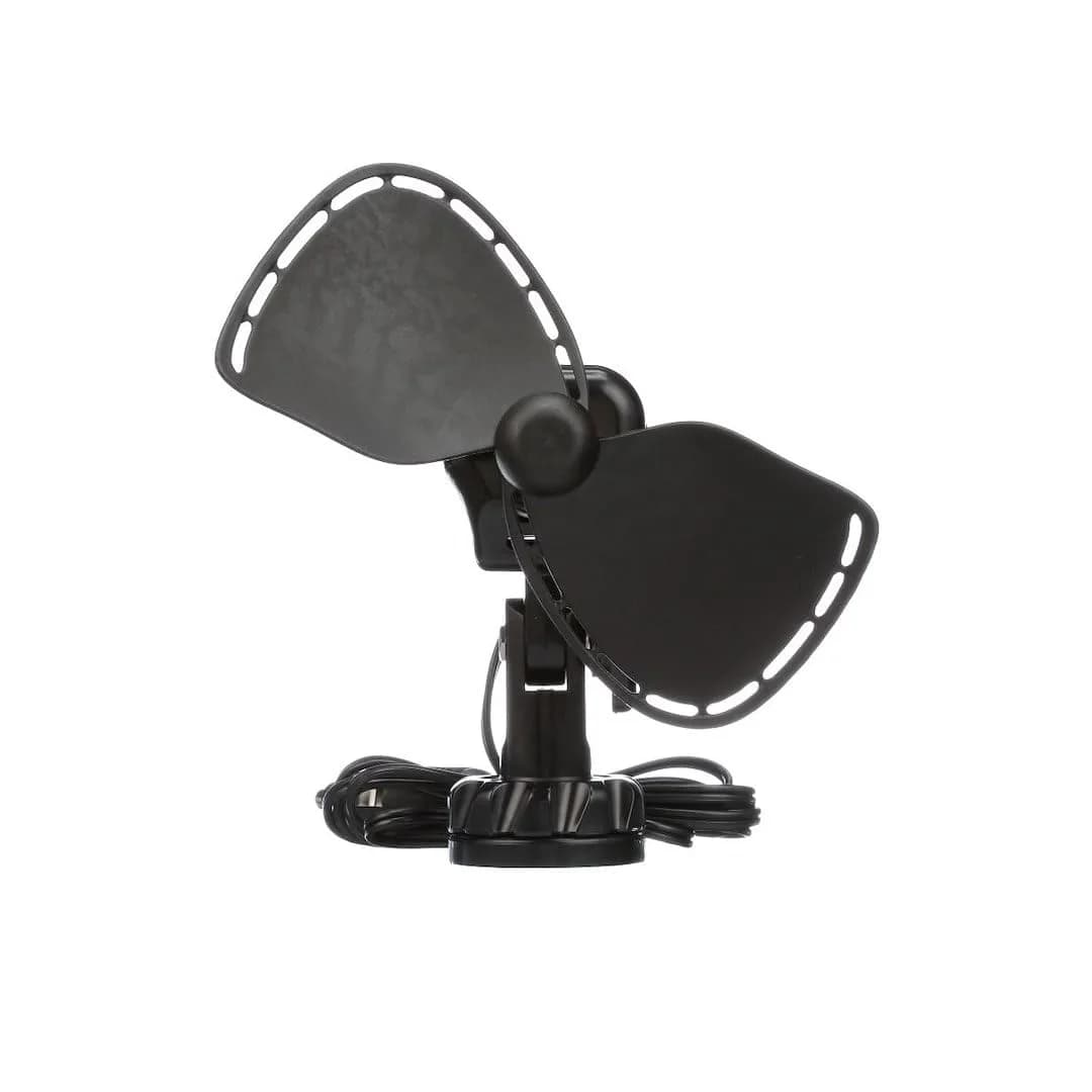 SEEKR Ultimate Fan Black 24V (0.57 kg) | Whisper Quiet Direct Wire Personal Fan - main product image