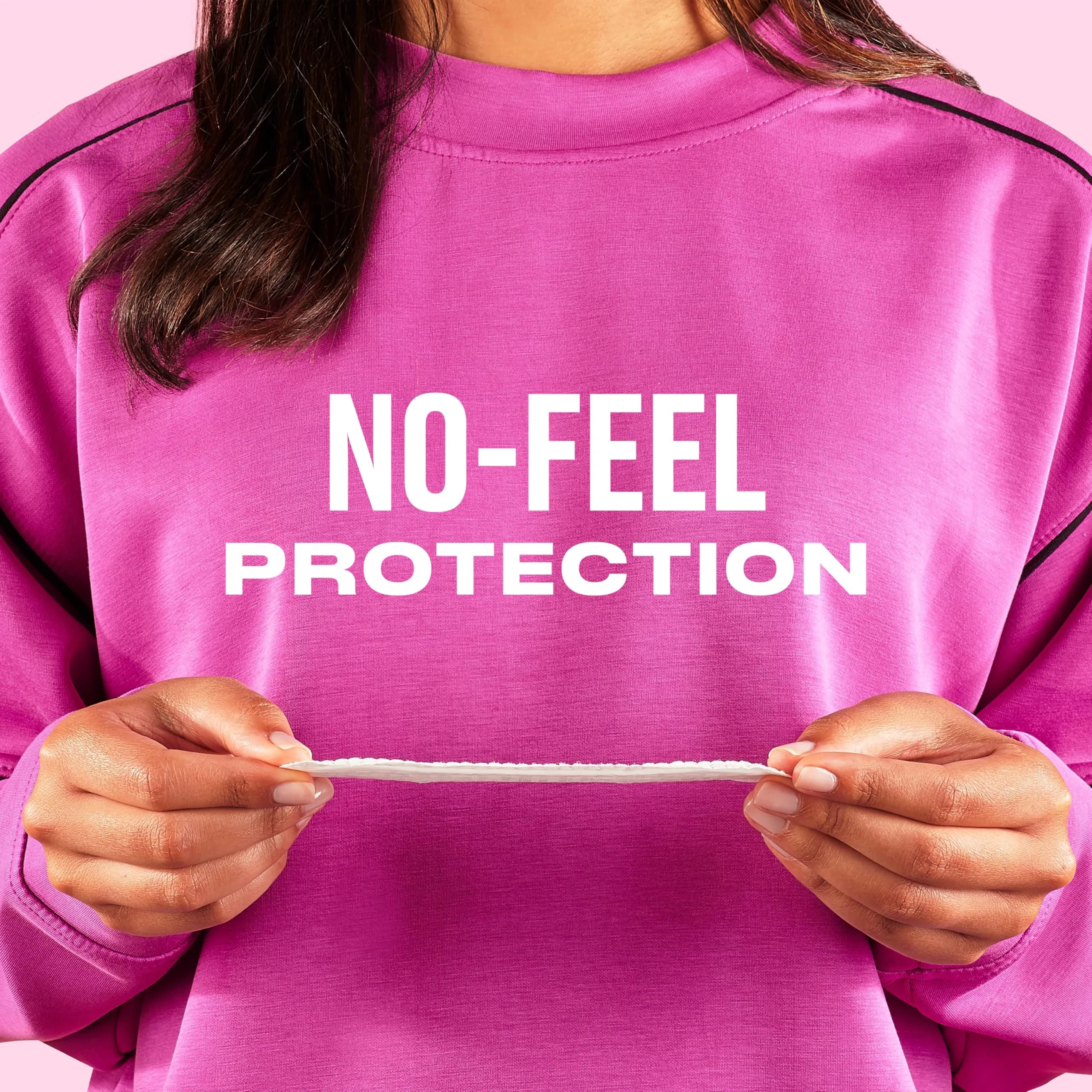 Carefree Extra Long Panty Liners Wrapped Unscented, 93 Count | Daily Feminine Protection for Light Periods and Leaks - view 8