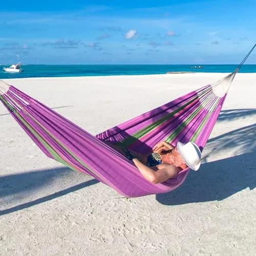 LA SIESTA Flora Blossom Organic Cotton Hammock King | Extra-Large, Soft & Durable thumbnail 8