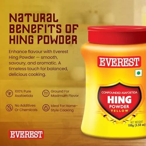Everest Hing Powder 50 g | Vegetarian Leavening Powder for Cooking & Baking thumbnail 6
