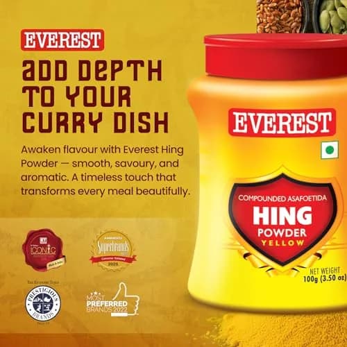 Everest Hing Powder 50 g | Vegetarian Leavening Powder for Cooking & Baking thumbnail 2
