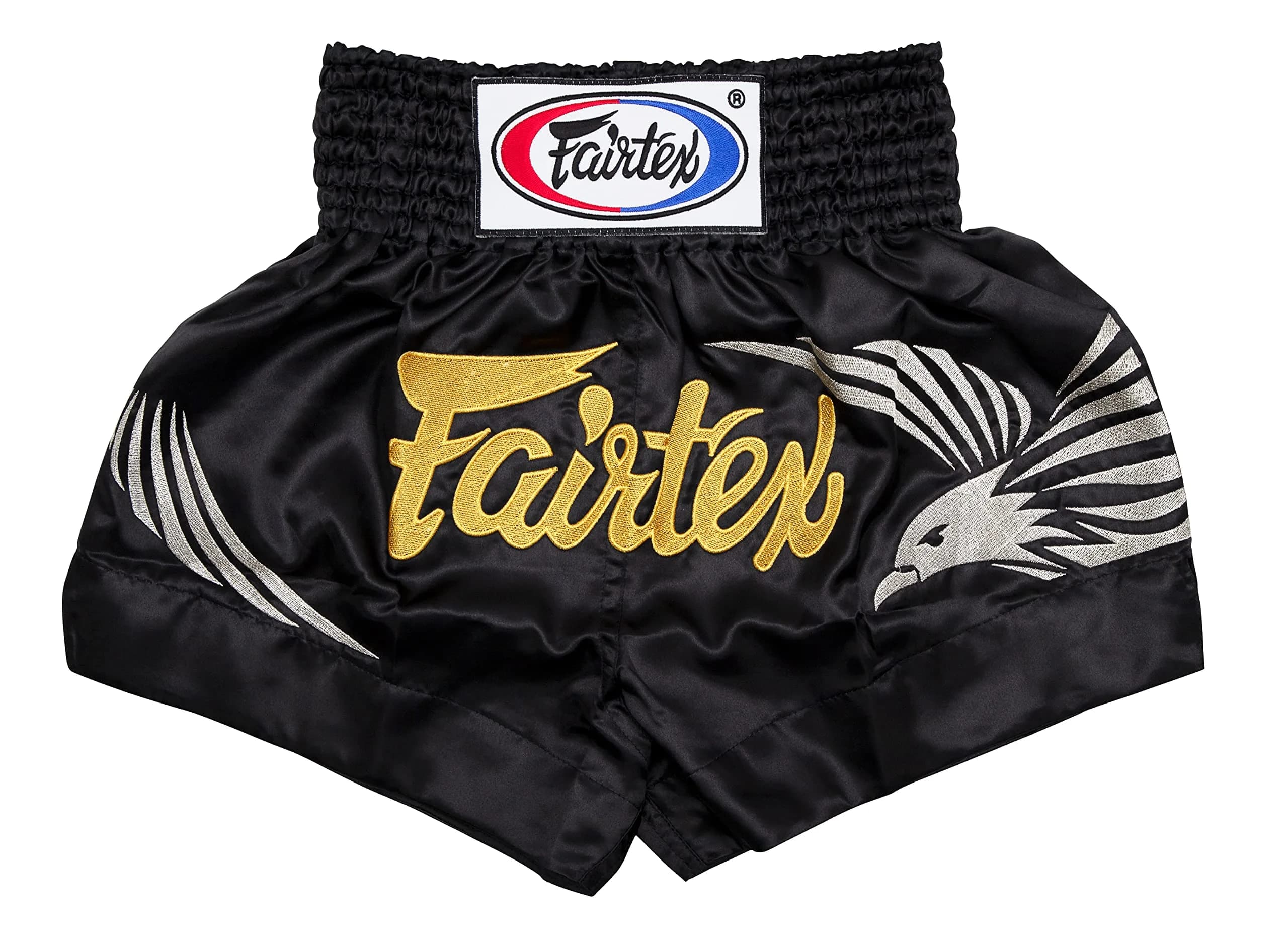 Fairtex Muay Thai Boxing Shorts Traditional Styles (Black, Small) | Quick-Drying Microfiber for Martial Arts