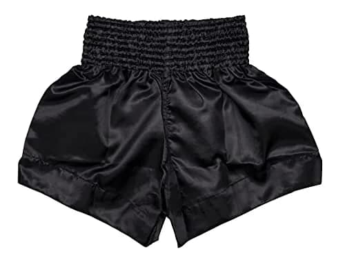 Fairtex Muay Thai Boxing Shorts Traditional Styles (Black, Small) | Quick-Drying Microfiber for Martial Arts thumbnail 2