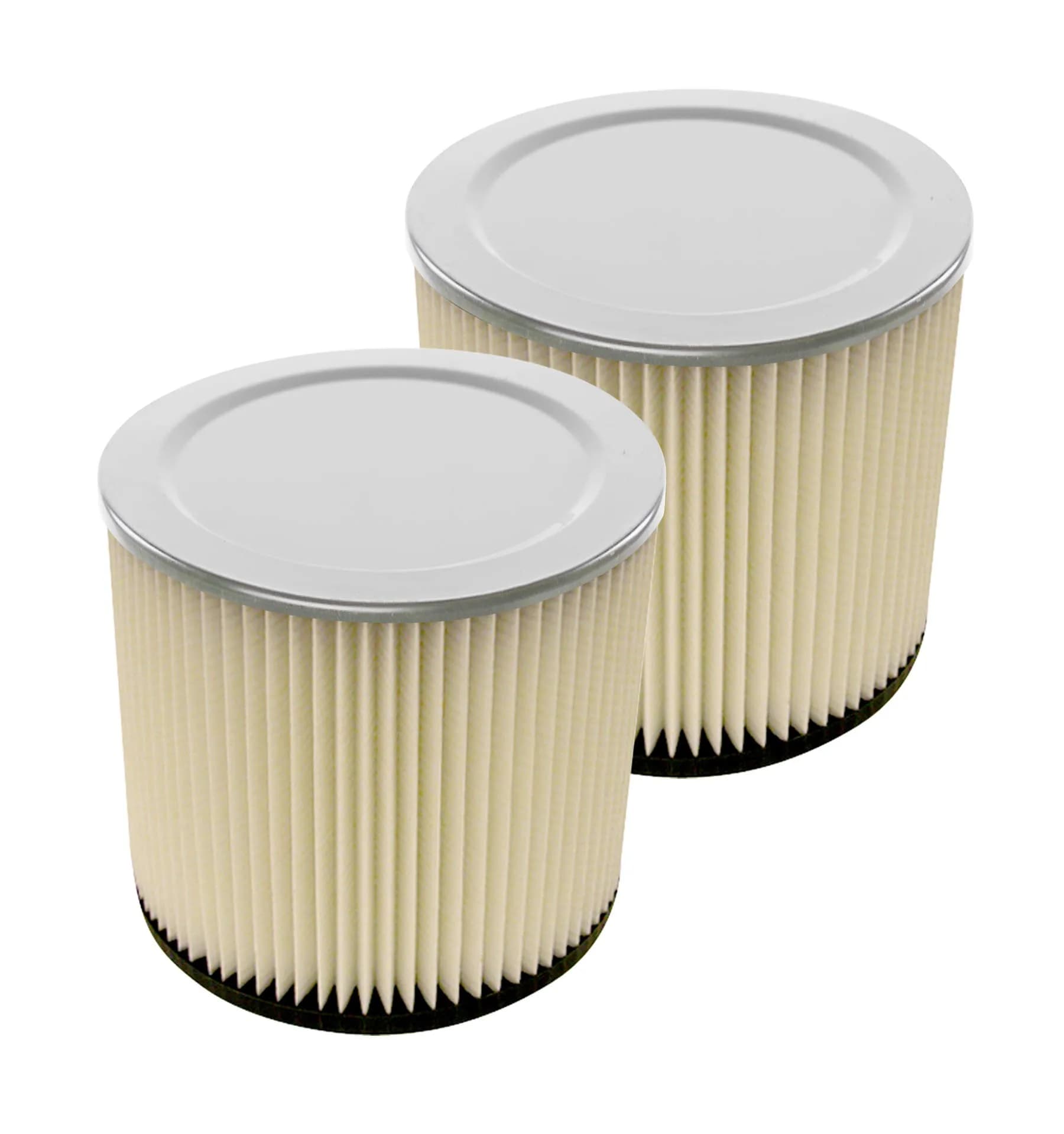 MULTI FIT VF2007TP Standard 5 Gal. and Larger Wet Dry Shop Vacuum Filters | Reusable Pleated Cartridge for 5+ Gallon Vacuums