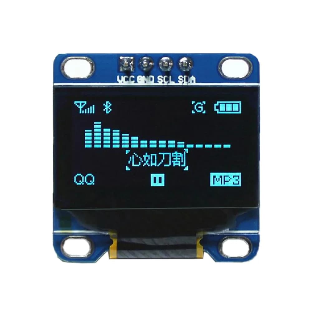 DIYmall 0.96" OLED Module I2C IIC Serial 128X64 OLED Display Module SSD1306 Driver for Arduino 51 MSP420 STIM32 SCR Raspberry PI (1pc X Blue) - main product image