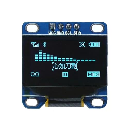 DIYmall 0.96" OLED Module I2C IIC Serial 128X64 OLED Display Module SSD1306 Driver for Arduino 51 MSP420 STIM32 SCR Raspberry PI (1pc X Blue) thumbnail 1