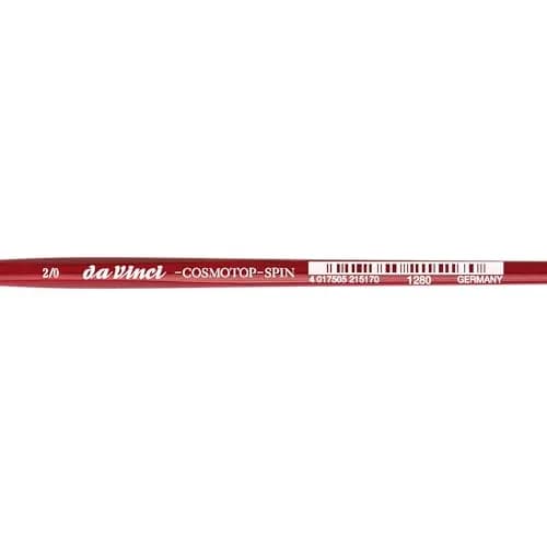 da Vinci Watercolor Series 1280 CosmoTop Spin Paint Brush, Size 2/0 | Synthetic Liner with Red Handle, Medium Needle-Sharp (en_US) thumbnail 4