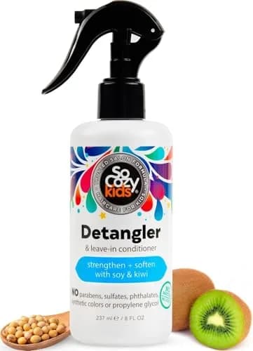 SO COZY Kids 2-in-1 Detangler & Leave In Conditioner Spray 237ml (8 Fl Oz) | Gentle Tangle-Free Formula for Kids thumbnail 1