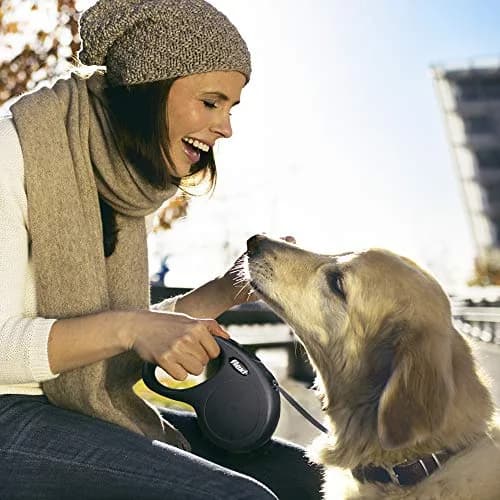 FLEXI Automatic Leash Flexi New Classic Tape S 5m | Perfect for small dogs up to 15kg thumbnail 5