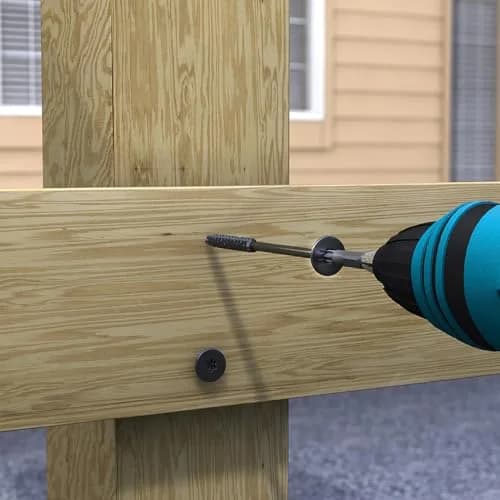 Hillman LumberTite Star Drive Wood Screws 7-Inch (17.78 cm) 12-Pack | Heavy Duty Construction Fasteners thumbnail 2