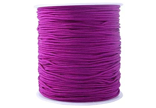 KONMAY 1.5mm Braided Nylon Beading Cord 135 Meters (150 Yards) | Strong & Durable for Jewelry Making thumbnail 1