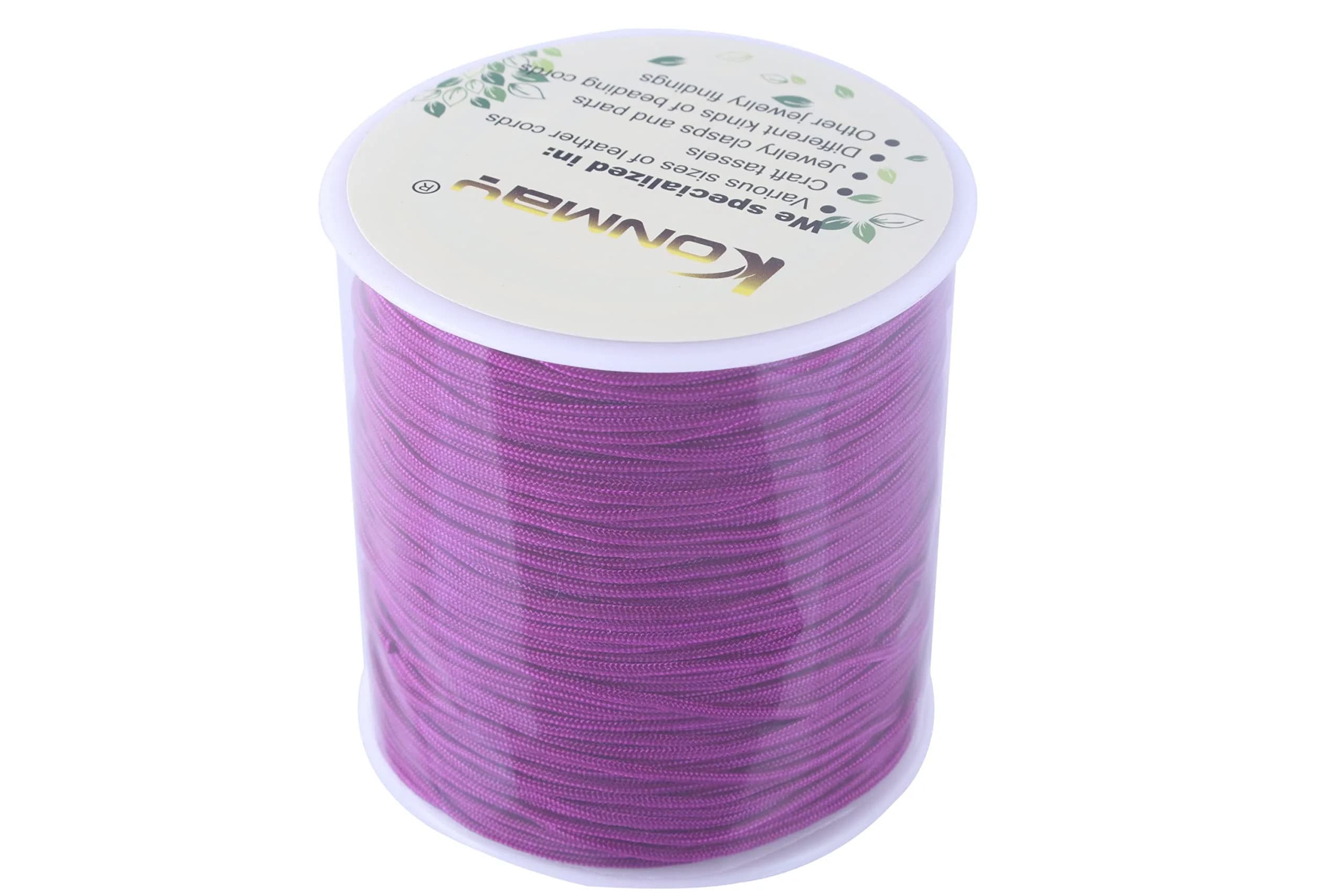 KONMAY 1.5mm Braided Nylon Beading Cord 135 Meters (150 Yards) | Strong & Durable for Jewelry Making - view 3