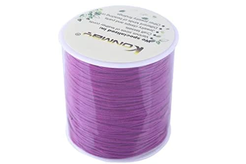 KONMAY 1.5mm Braided Nylon Beading Cord 135 Meters (150 Yards) | Strong & Durable for Jewelry Making thumbnail 3