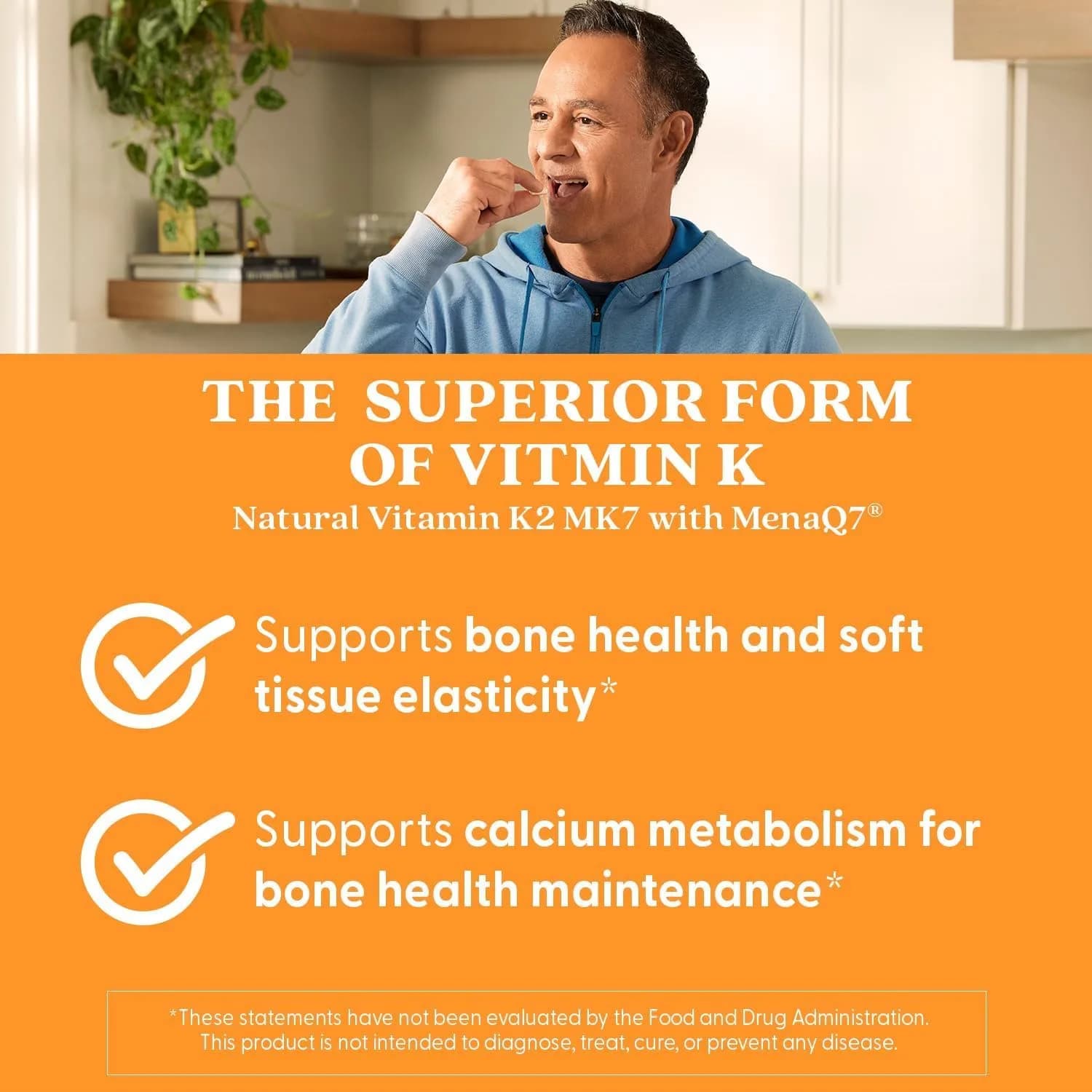 Doctor's Best Natural Vitamin K2 MK-7 Supplement 100 mcg (60 Veg Caps) | Bone & Soft Tissue Support with MenaQ7 - view 5