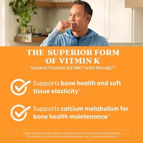 Doctor's Best Natural Vitamin K2 MK-7 Supplement 100 mcg (60 Veg Caps) | Bone & Soft Tissue Support with MenaQ7 thumbnail 5