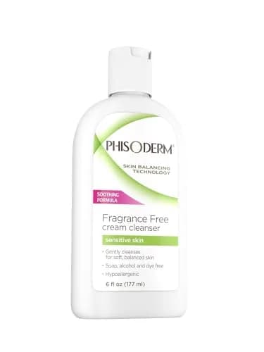 Phisoderm Fragrance Free Cream Cleanser For Sensitive Skin 540ml (18 Fl Oz) | Dermatologist Tested thumbnail 5