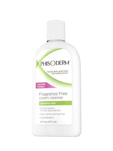 Phisoderm Fragrance Free Cream Cleanser For Sensitive Skin 540ml (18 Fl Oz) | Dermatologist Tested thumbnail 6