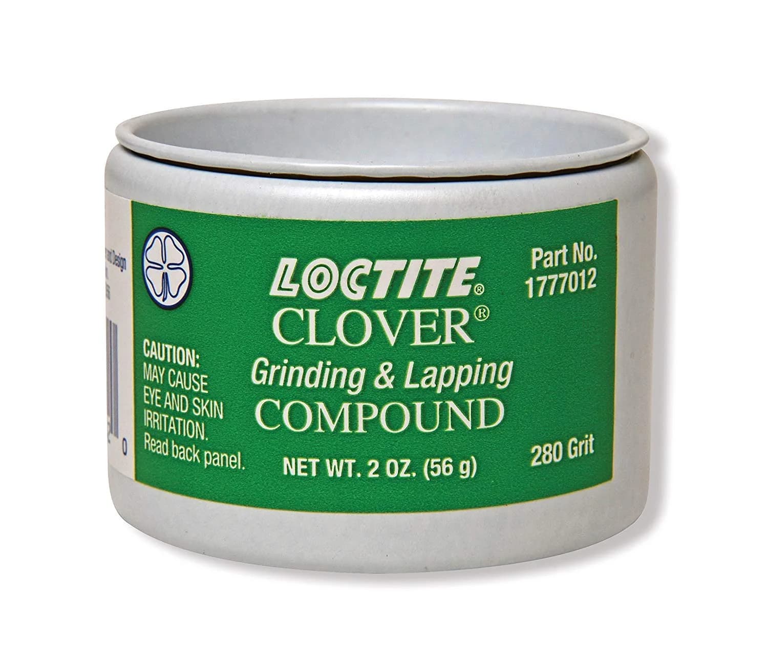 Loctite Clover Grinding and Lapping Compound 2 oz (59 ml) | Fine Grit Silicone Carbide for Engine Valves — Clear/Transparent
