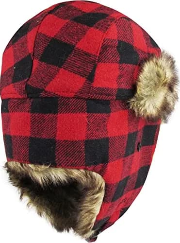 KBETHOS Trapper Hat One Size | Buffalo Plaid Aviator with Ear Flaps for Men & Women thumbnail 4