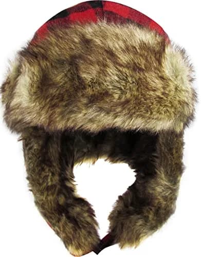 KBETHOS Trapper Hat One Size | Buffalo Plaid Aviator with Ear Flaps for Men & Women thumbnail 2